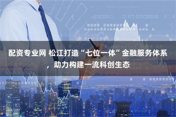 配资专业网 松江打造“七位一体”金融服务体系，助力构建一流科创生态